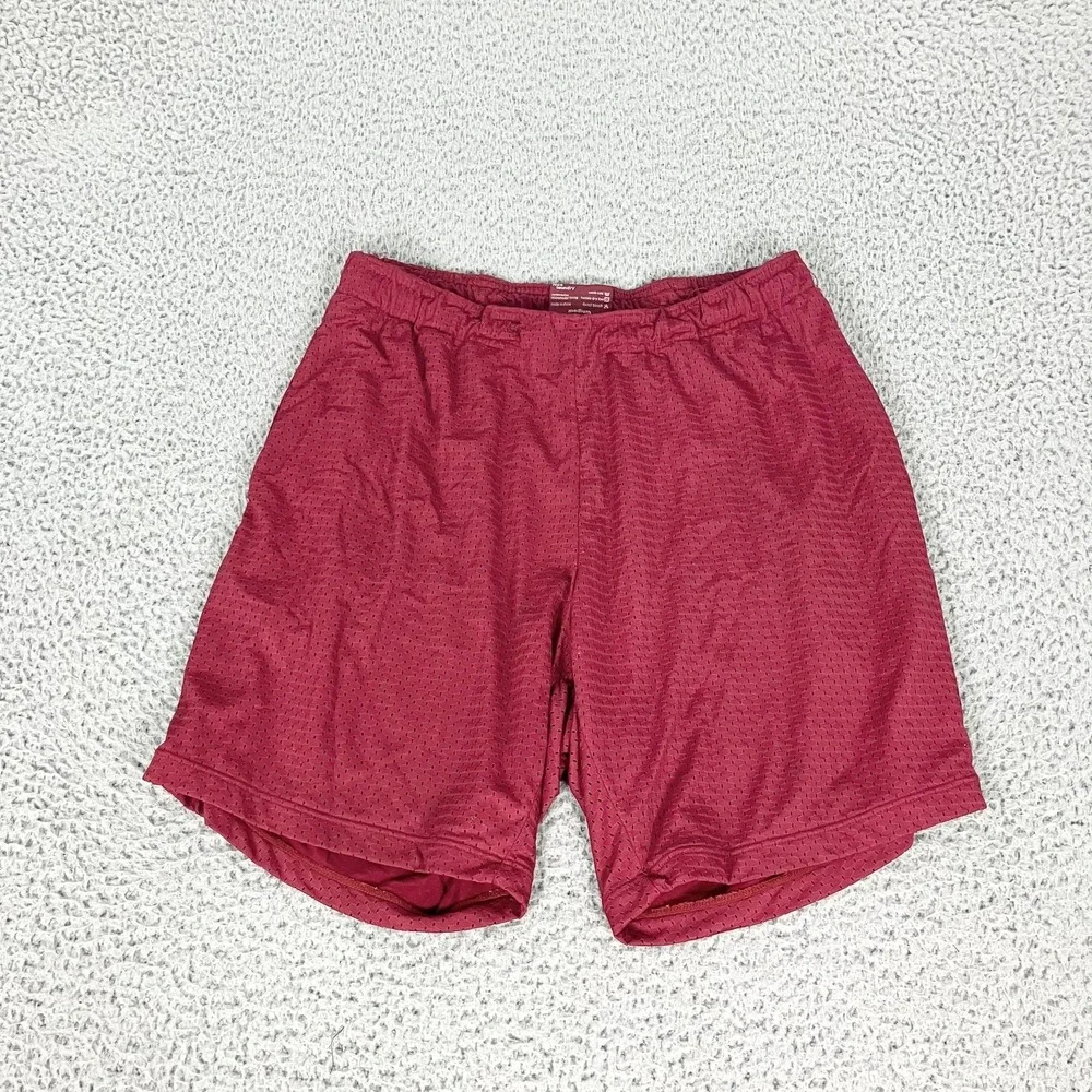 Nice Laundry Shorts Mens Medium Red Lined Mesh Athletic Running Gym Training